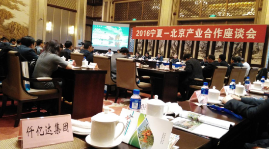 bjl官网登录（831999）应邀参与&ldquo;2016宁夏&mdash;&mdash;北京产业合作座谈会&rdquo;